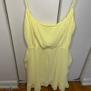 Yellow Flowy Dress